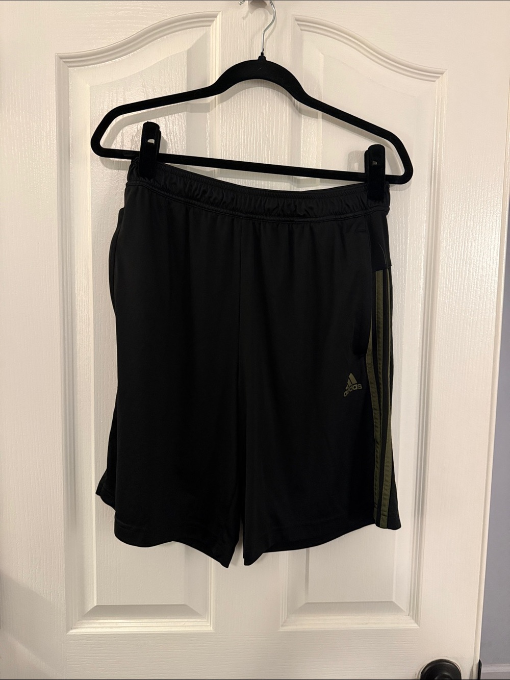 Men's Adidas basketball shorts.